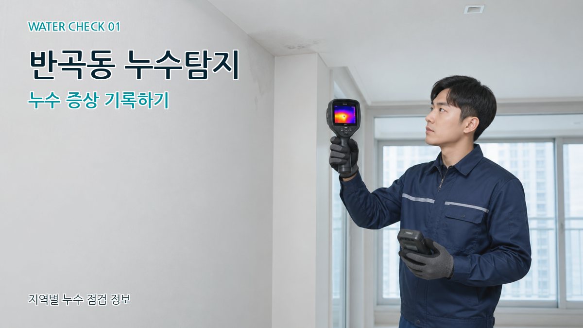 반곡동 아파트누수 누수탐지 이미지
