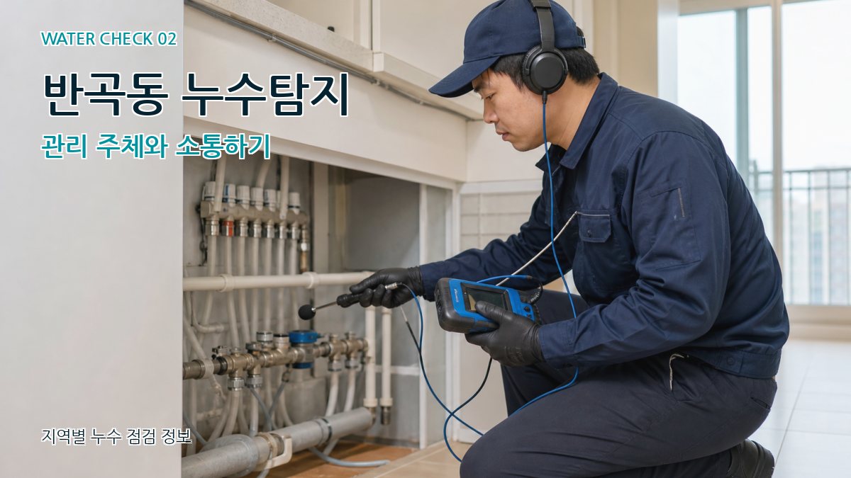 반곡동 화장실누수 누수탐지 이미지