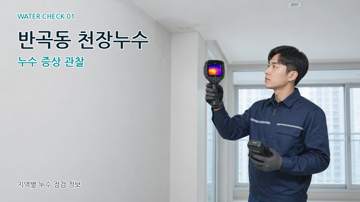 반곡동 아파트누수 누수탐지 이미지