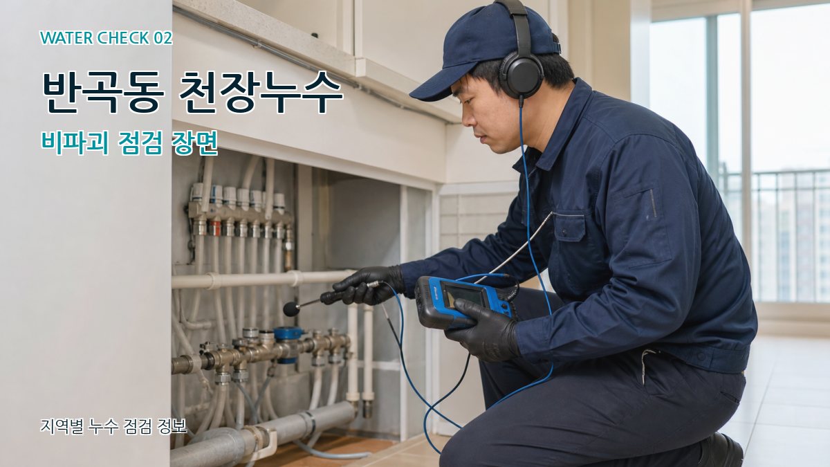 반곡동 화장실누수 누수탐지 이미지