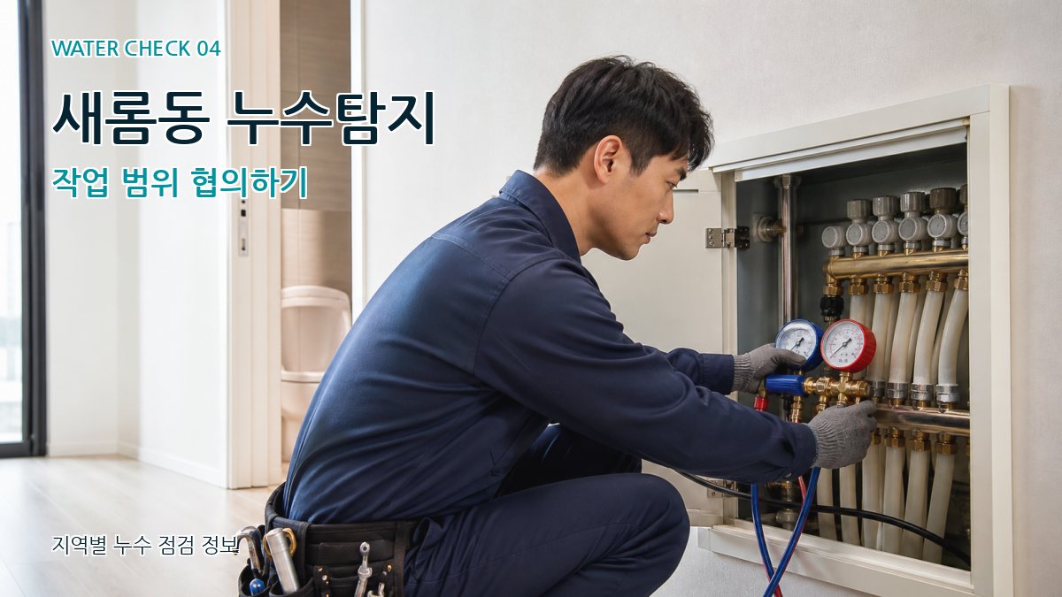 새롬동 누수탐지 누수탐지 이미지