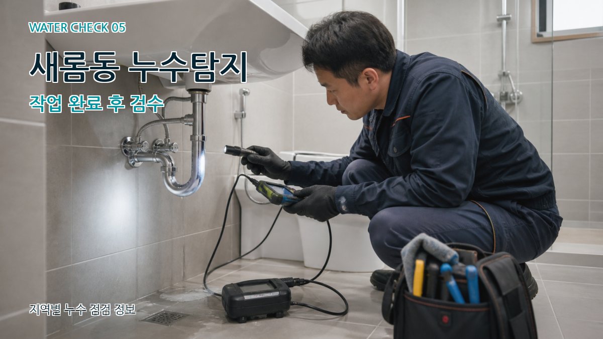 새롬동 누수공사 누수탐지 이미지