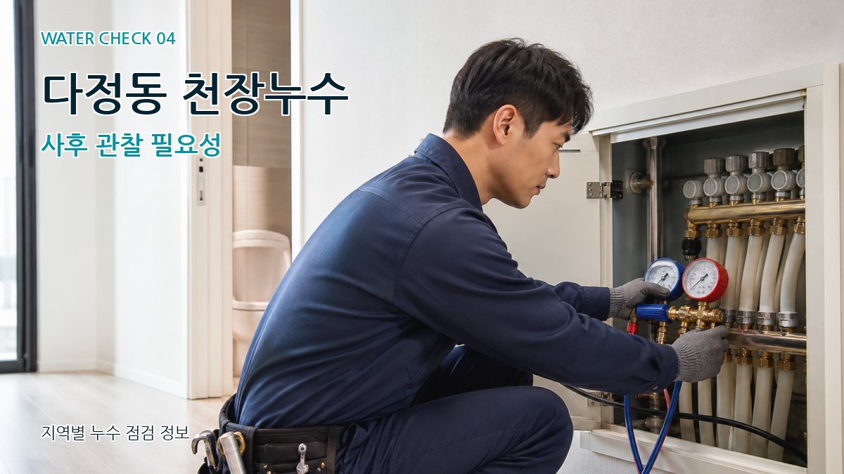 다정동 누수탐지 누수탐지 이미지