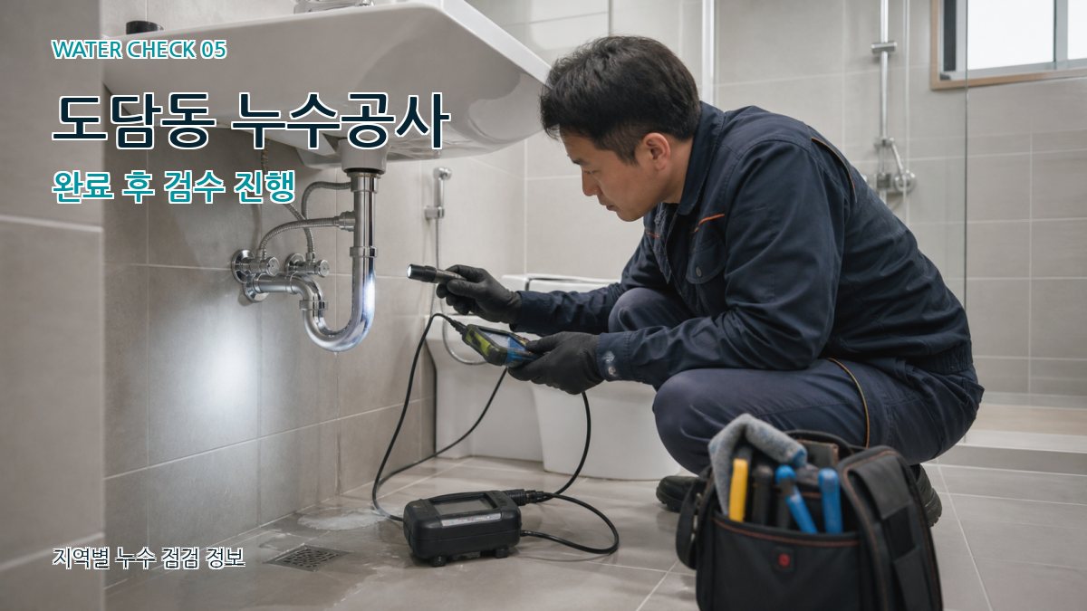 도담동 누수공사 누수탐지 이미지