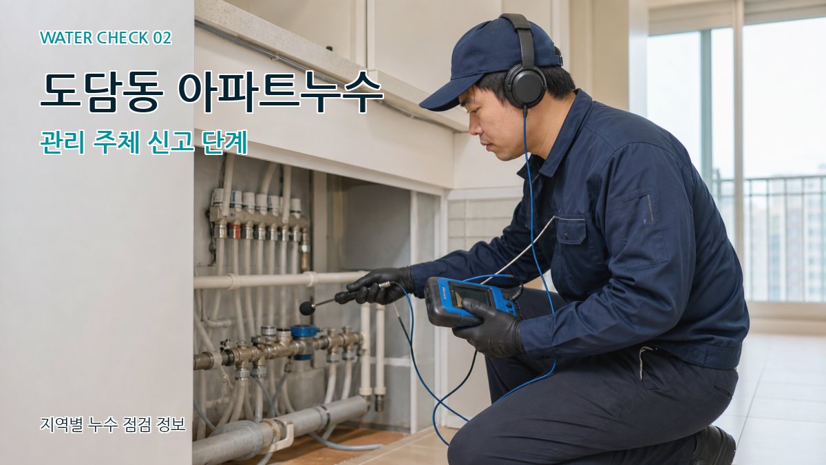 도담동 화장실누수 누수탐지 이미지