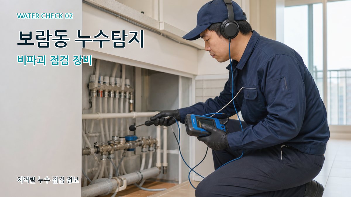 보람동 화장실누수 누수탐지 이미지