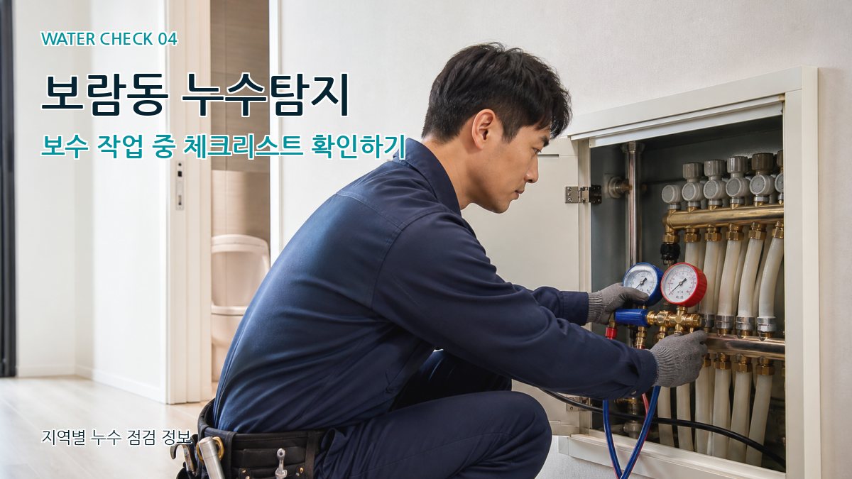 보람동 누수탐지 누수탐지 이미지