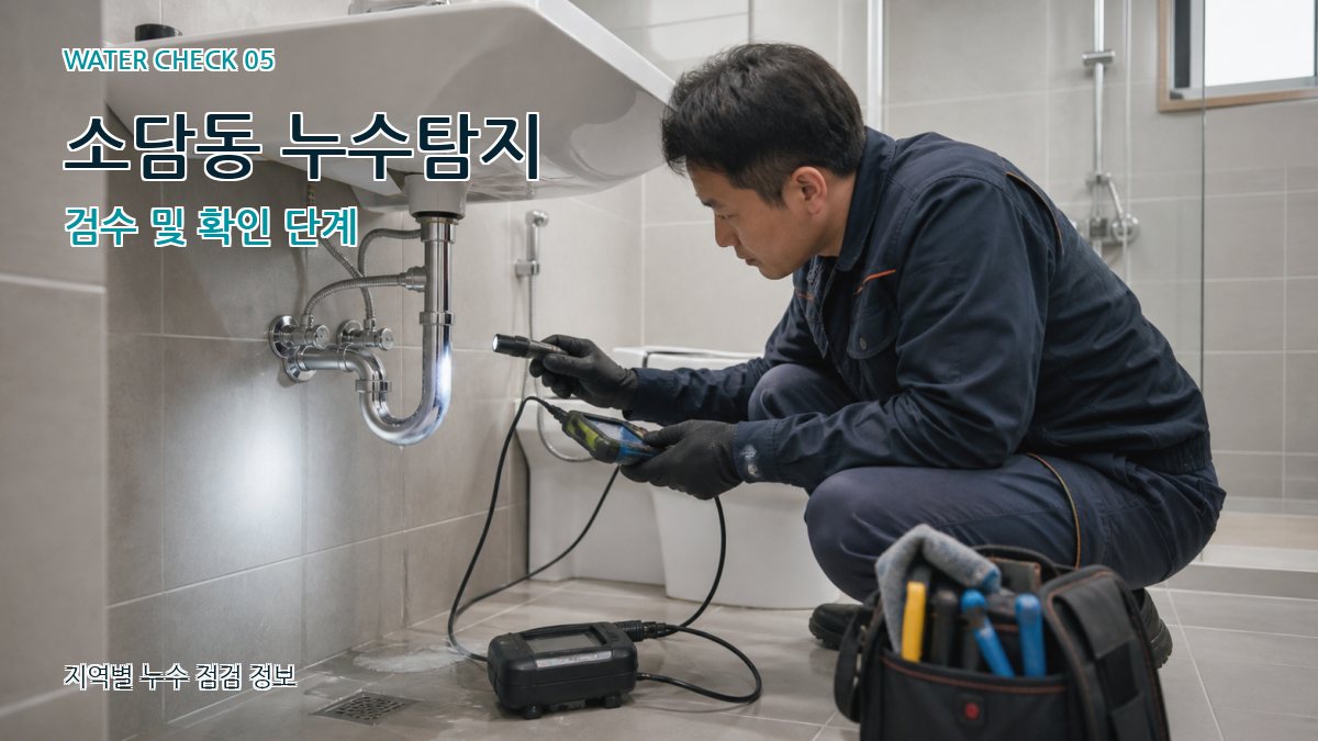 소담동 누수공사 누수탐지 이미지