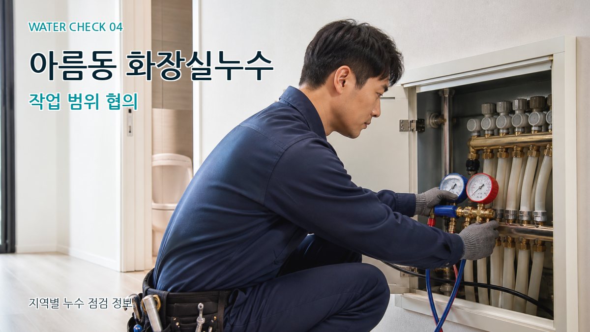 아름동 누수탐지 누수탐지 이미지