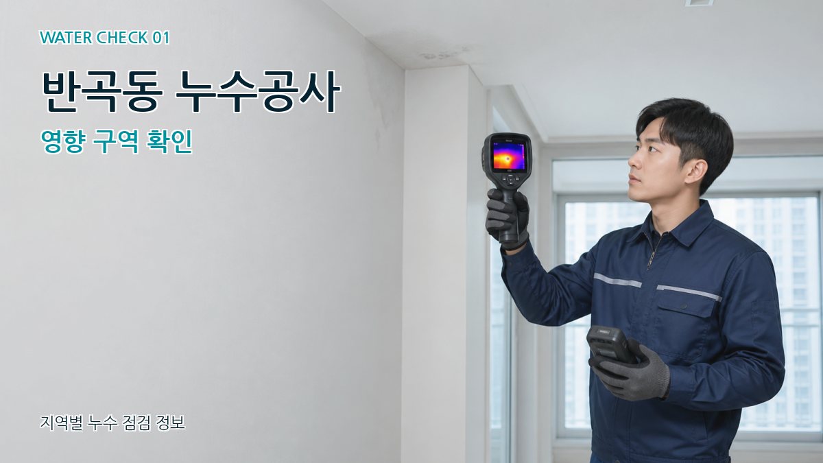 반곡동 아파트누수 누수탐지 이미지