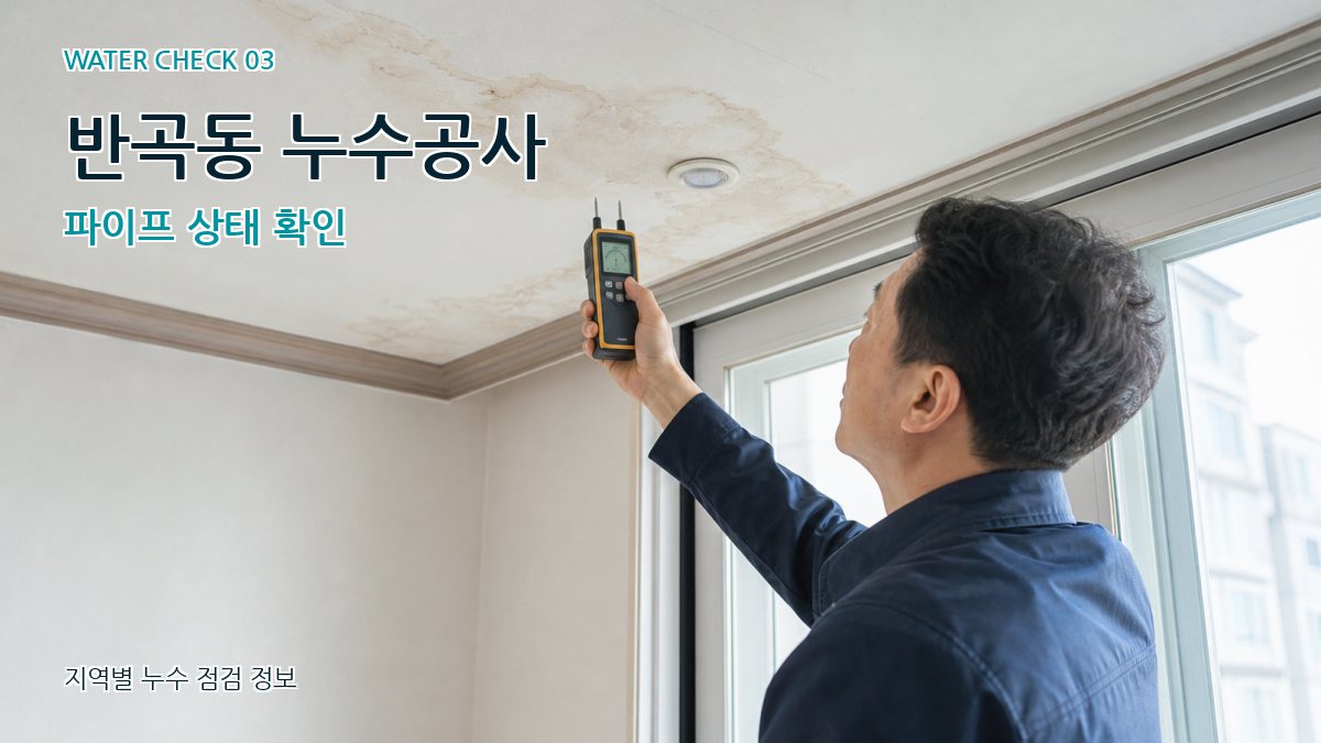 반곡동 천장누수 누수탐지 이미지
