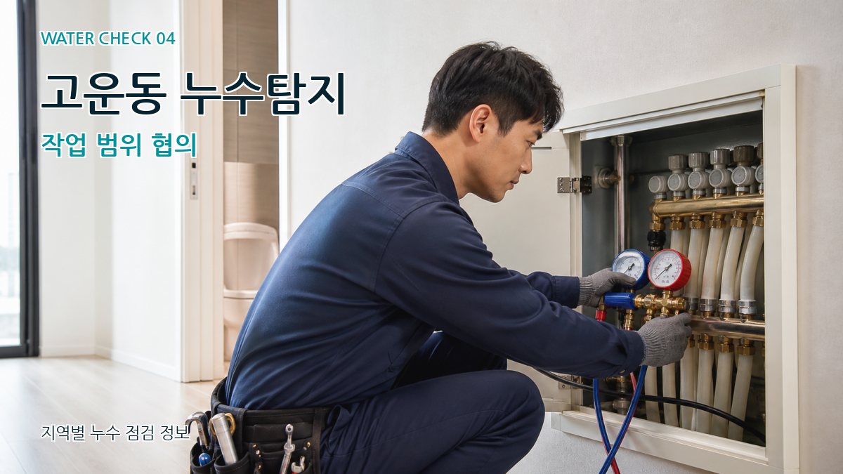 고운동 누수탐지 누수탐지 이미지