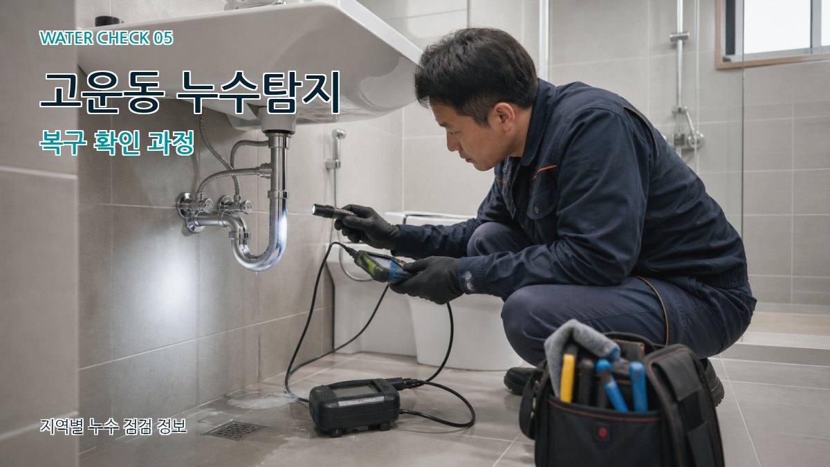 고운동 누수공사 누수탐지 이미지