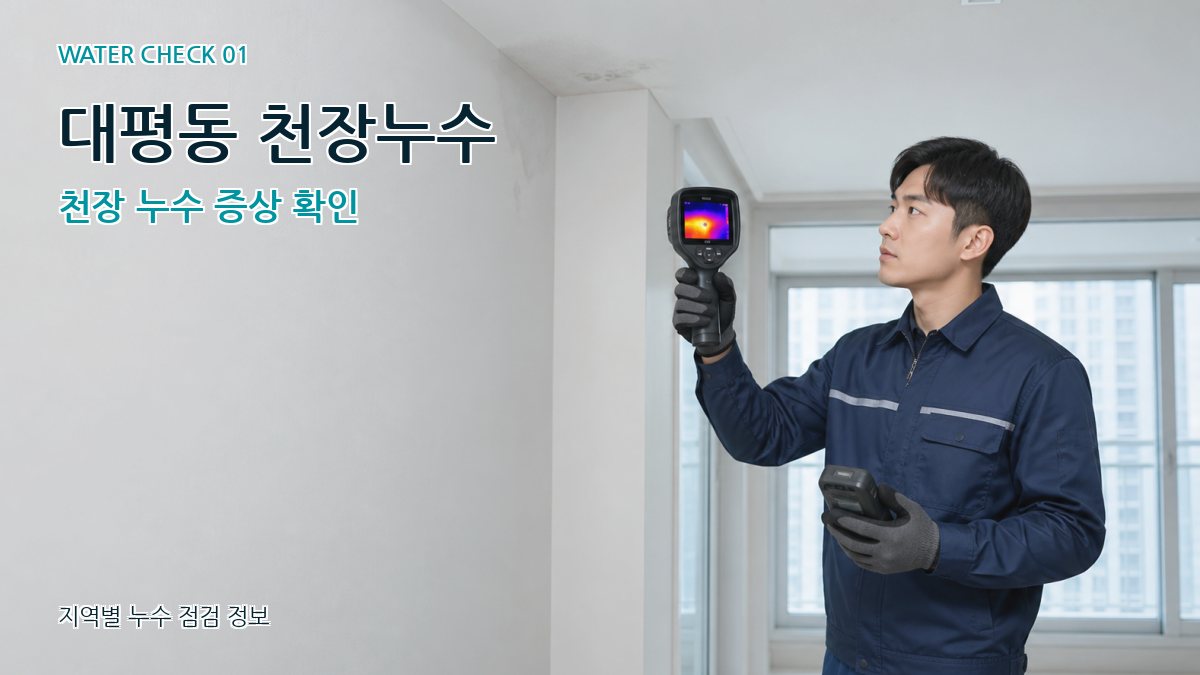 대평동 천장누수 천장 누수 증상 확인