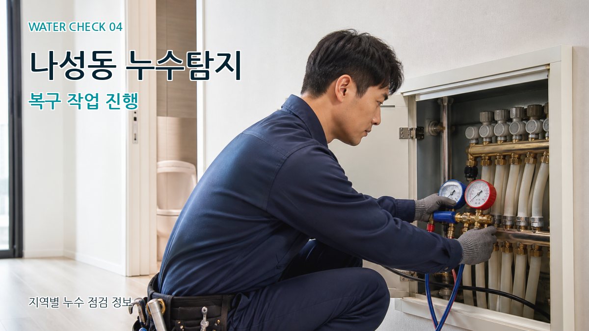나성동 누수탐지 누수탐지 이미지