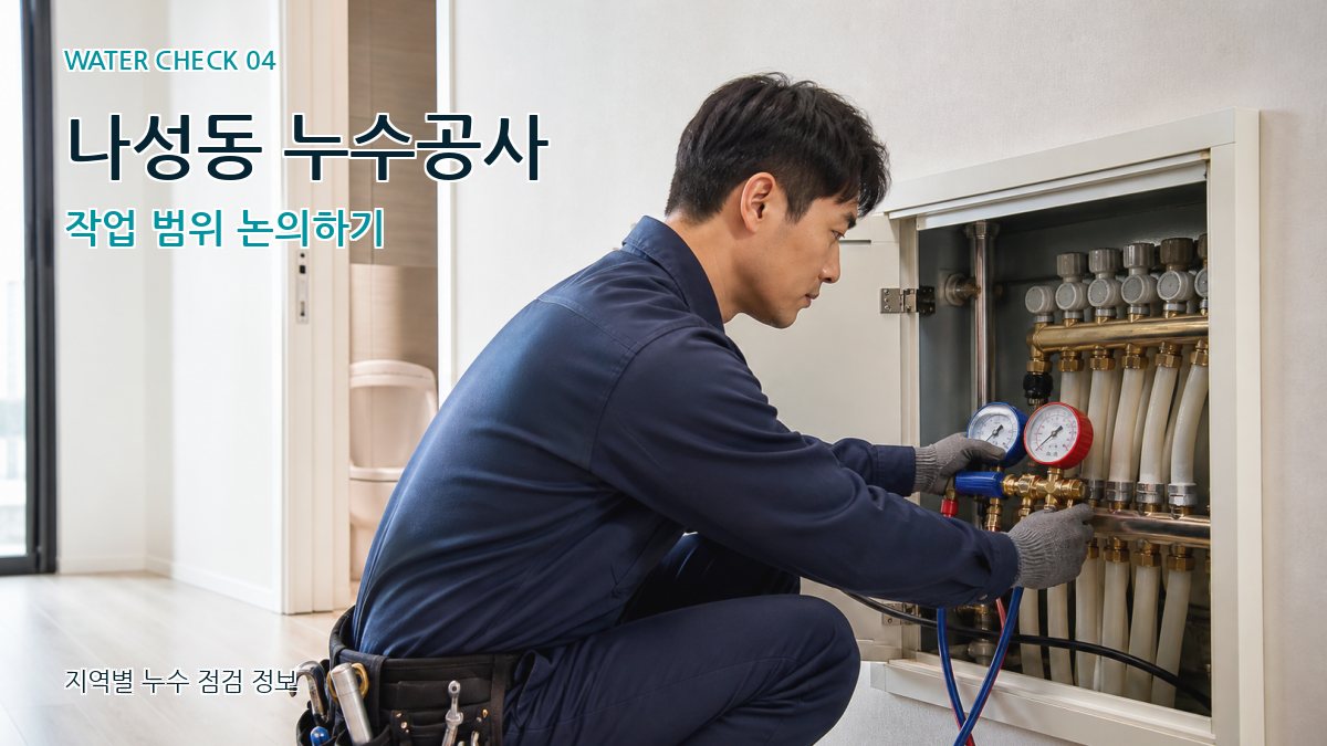 나성동 누수탐지 누수탐지 이미지