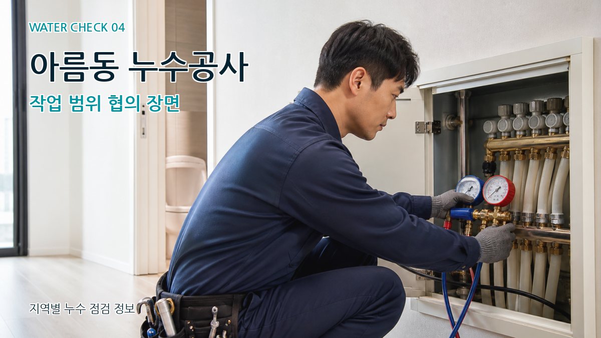 아름동 누수탐지 누수탐지 이미지