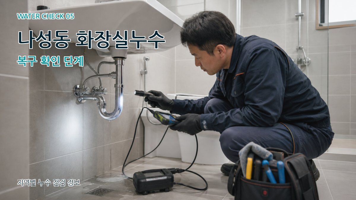 나성동 누수공사 누수탐지 이미지