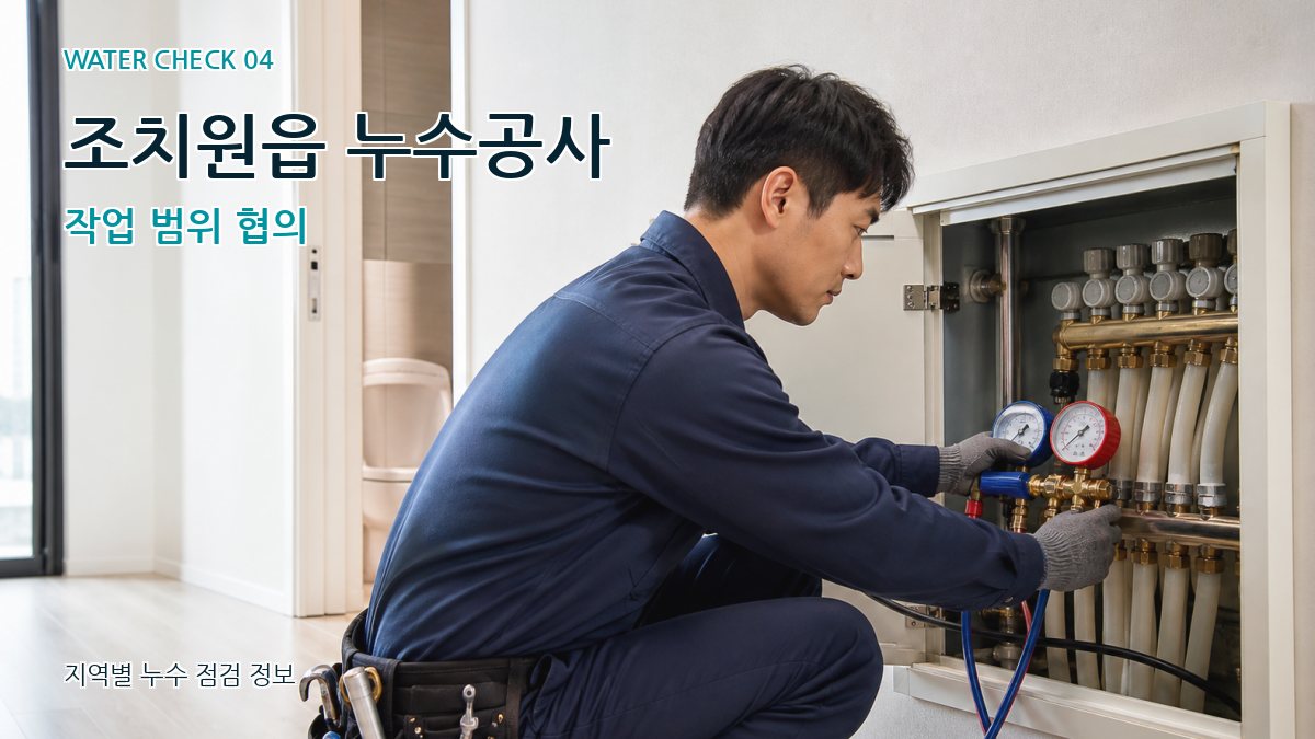 조치원읍 누수탐지 누수탐지 이미지