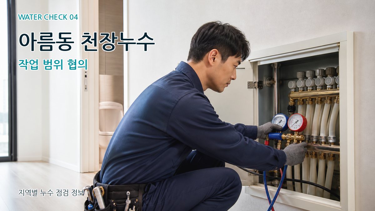 아름동 누수탐지 누수탐지 이미지