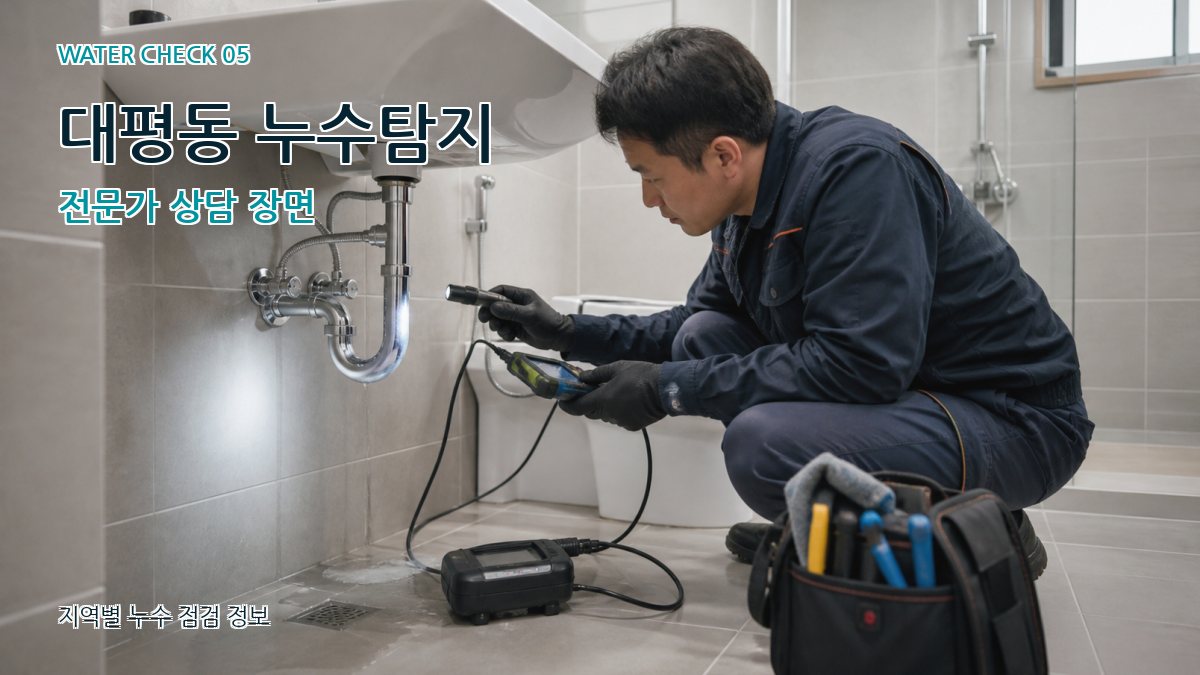 대평동 누수공사 누수탐지 이미지