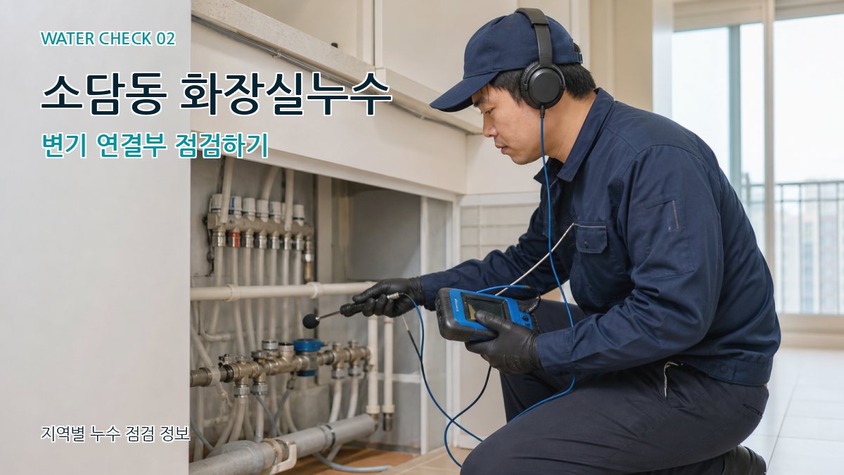 소담동 화장실누수 누수탐지 이미지