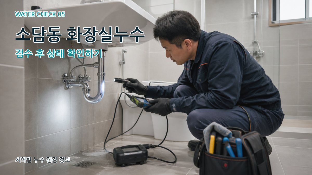 소담동 누수공사 누수탐지 이미지