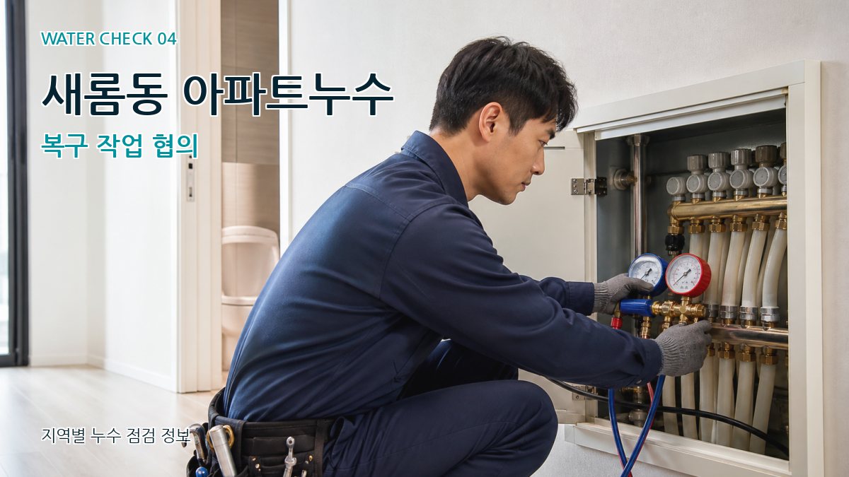 새롬동 누수탐지 누수탐지 이미지
