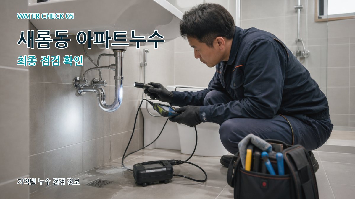 새롬동 누수공사 누수탐지 이미지
