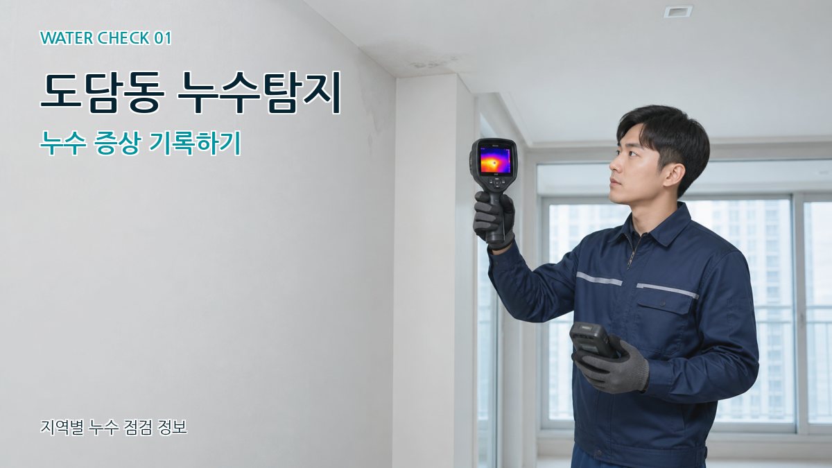 도담동 아파트누수 누수탐지 이미지