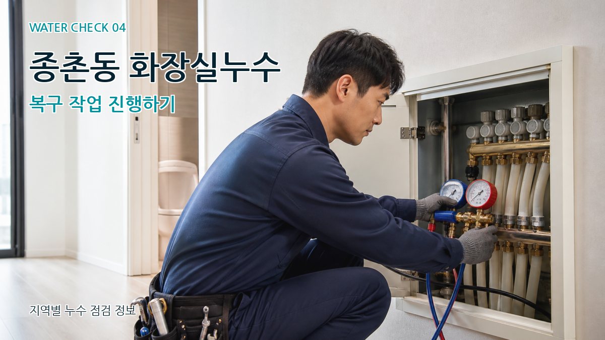 종촌동 누수탐지 누수탐지 이미지
