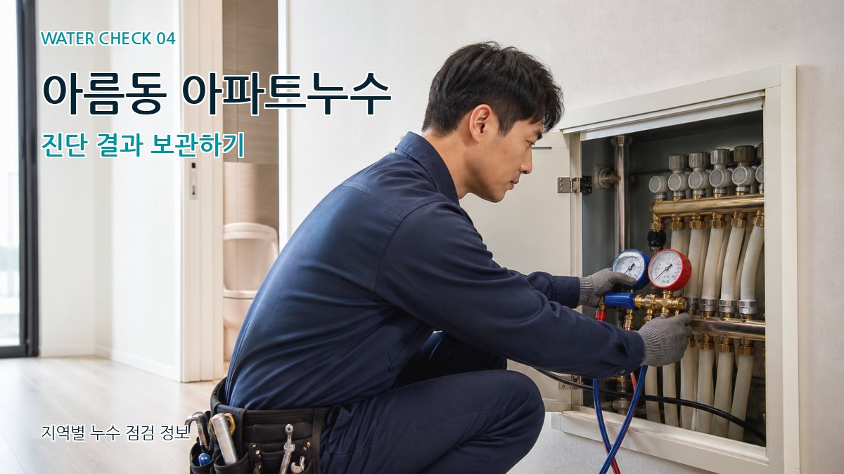 아름동 누수탐지 누수탐지 이미지