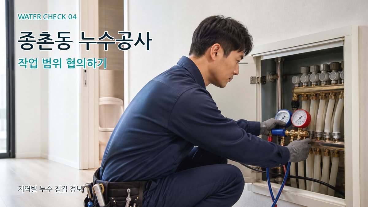 종촌동 누수탐지 누수탐지 이미지