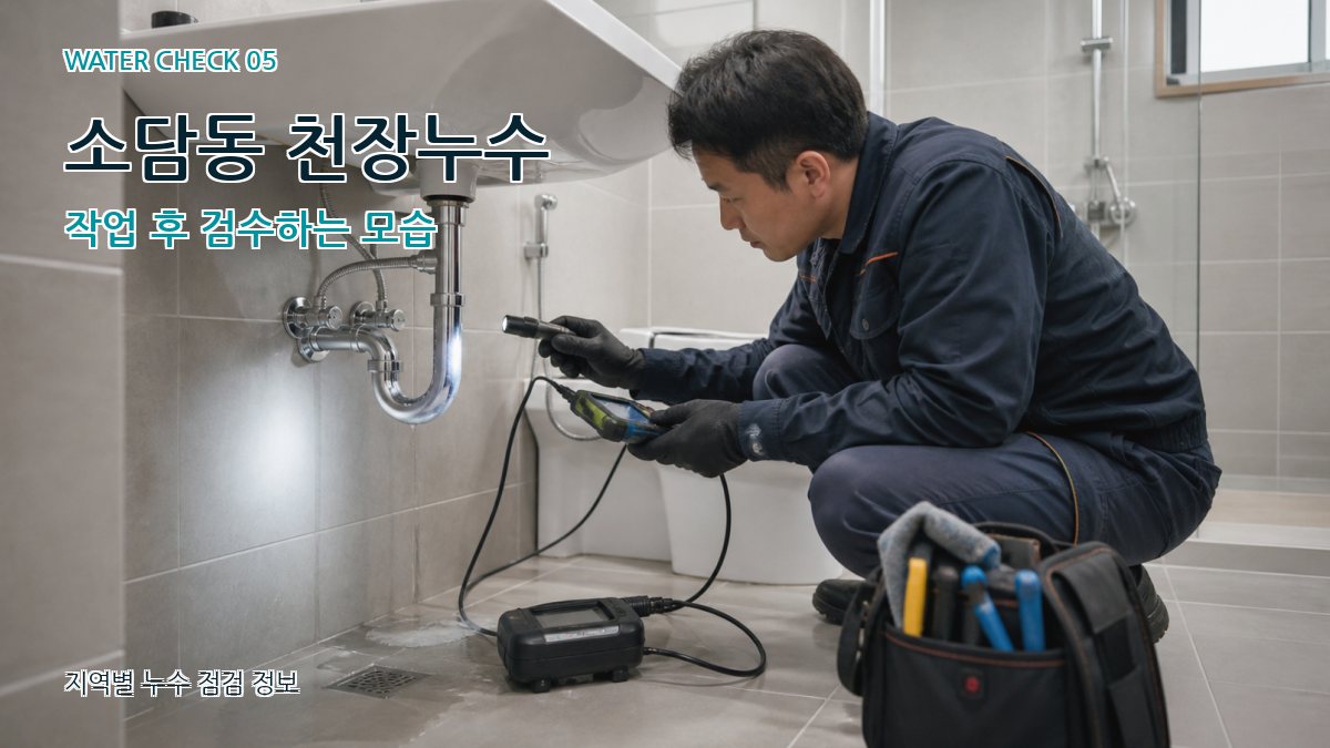 소담동 누수공사 누수탐지 이미지