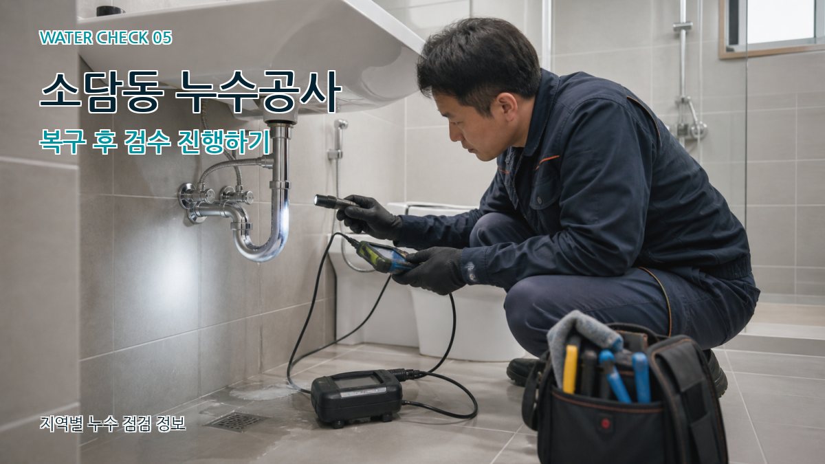소담동 누수공사 누수탐지 이미지
