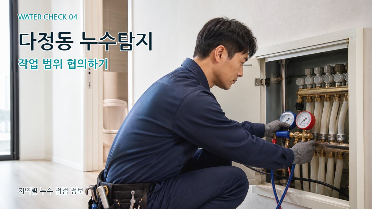 다정동 누수탐지 누수탐지 이미지