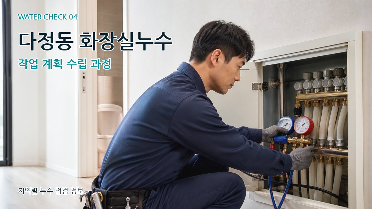 다정동 누수탐지 누수탐지 이미지