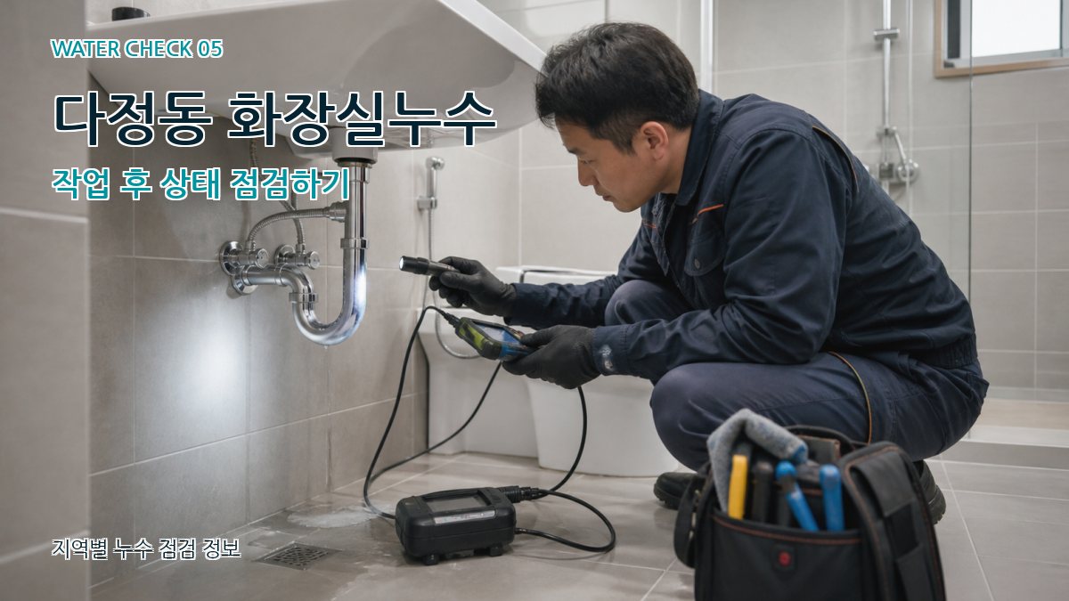 다정동 누수공사 누수탐지 이미지